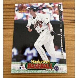 Backyard Baseball Card 2001 Cal Ripken Jr 3B Baltimore Orioles Pacific 2000
